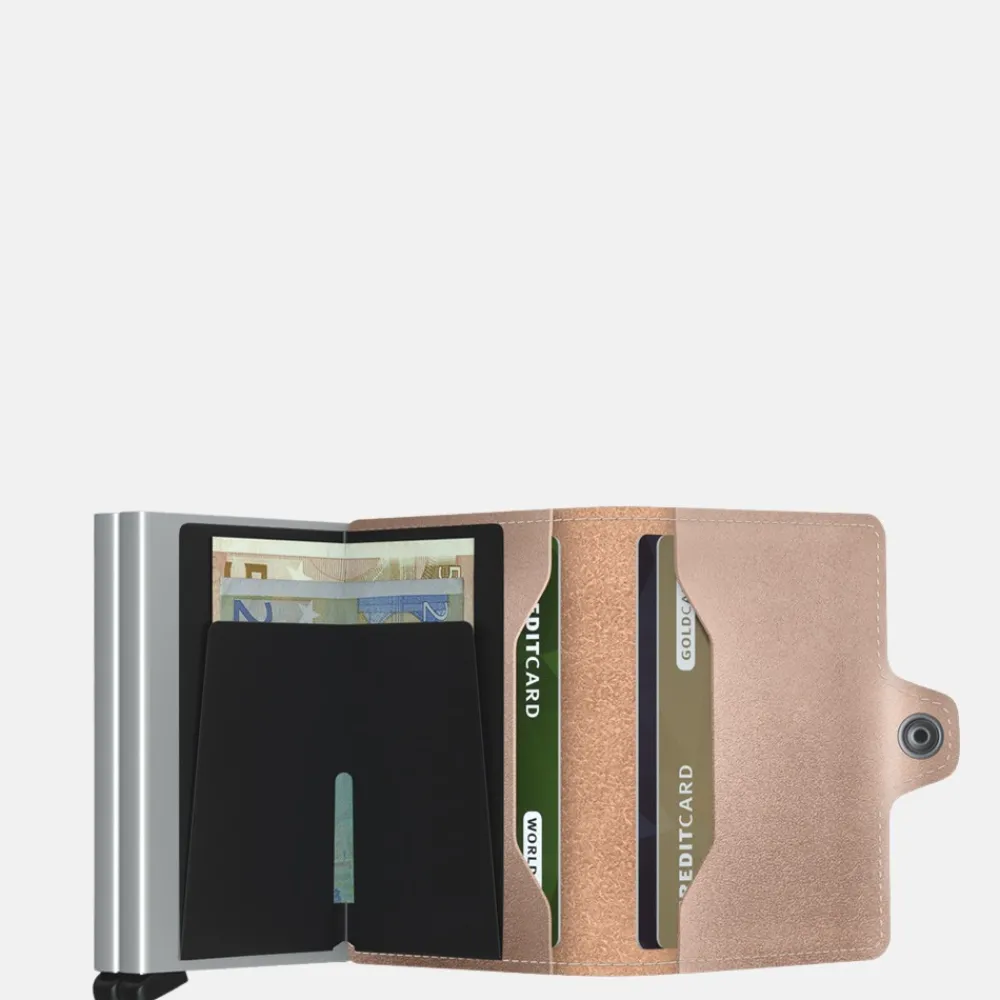 Pasjeshouders | Gepersonaliseerde Portemonnees^Secrid Twinwallet pasjeshouder metallic rose