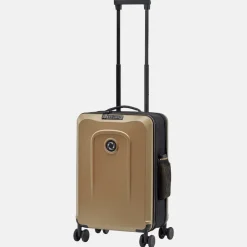 Handbagage Koffers^Senz Foldaway handbagage koffer opvouwbaar 55 cm champagne brown