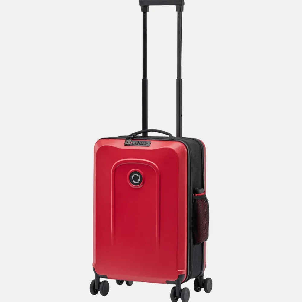 Handbagage Koffers^Senz Foldaway handbagage koffer opvouwbaar 55 cm passion red