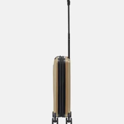 Handbagage Koffers^Senz Foldaway handbagage koffer opvouwbaar 55 cm champagne brown