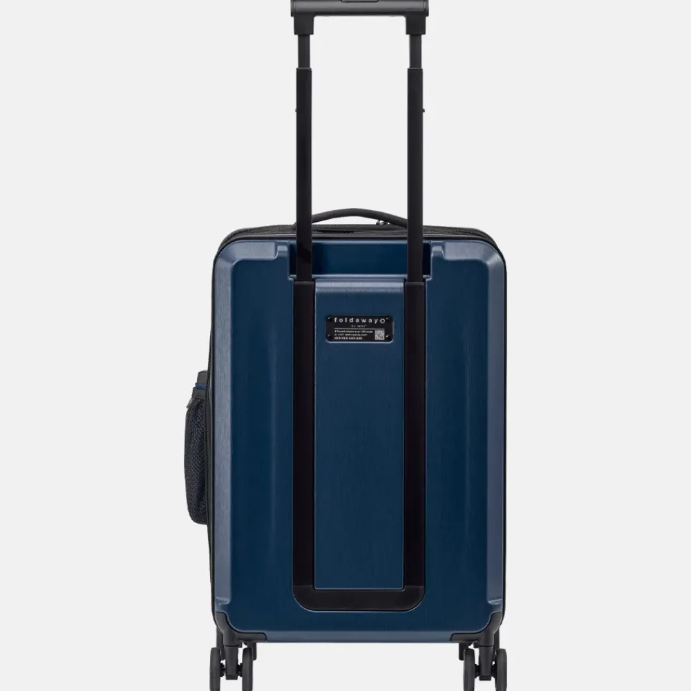 Handbagage Koffers^Senz Foldaway handbagage koffer opvouwbaar 55 cm midnight blue