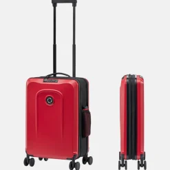 Handbagage Koffers^Senz Foldaway handbagage koffer opvouwbaar 55 cm passion red