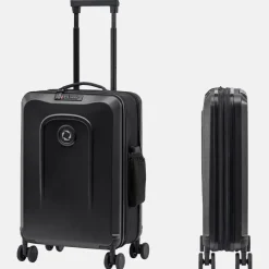 Handbagage Koffers^Senz Foldaway handbagage koffer opvouwbaar 55 cm pure black