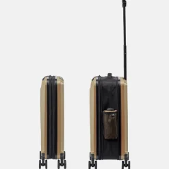Handbagage Koffers^Senz Foldaway handbagage koffer opvouwbaar 55 cm champagne brown