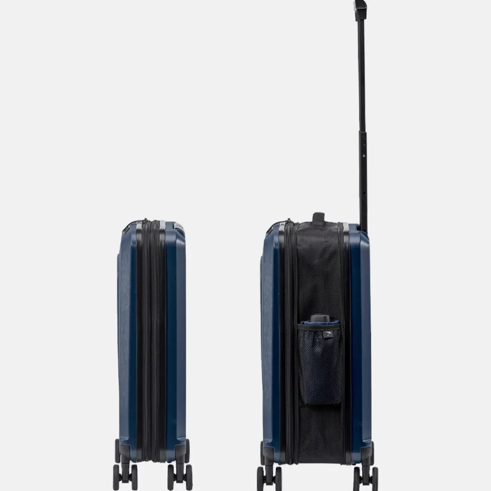 Handbagage Koffers^Senz Foldaway handbagage koffer opvouwbaar 55 cm midnight blue