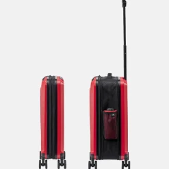 Handbagage Koffers^Senz Foldaway handbagage koffer opvouwbaar 55 cm passion red