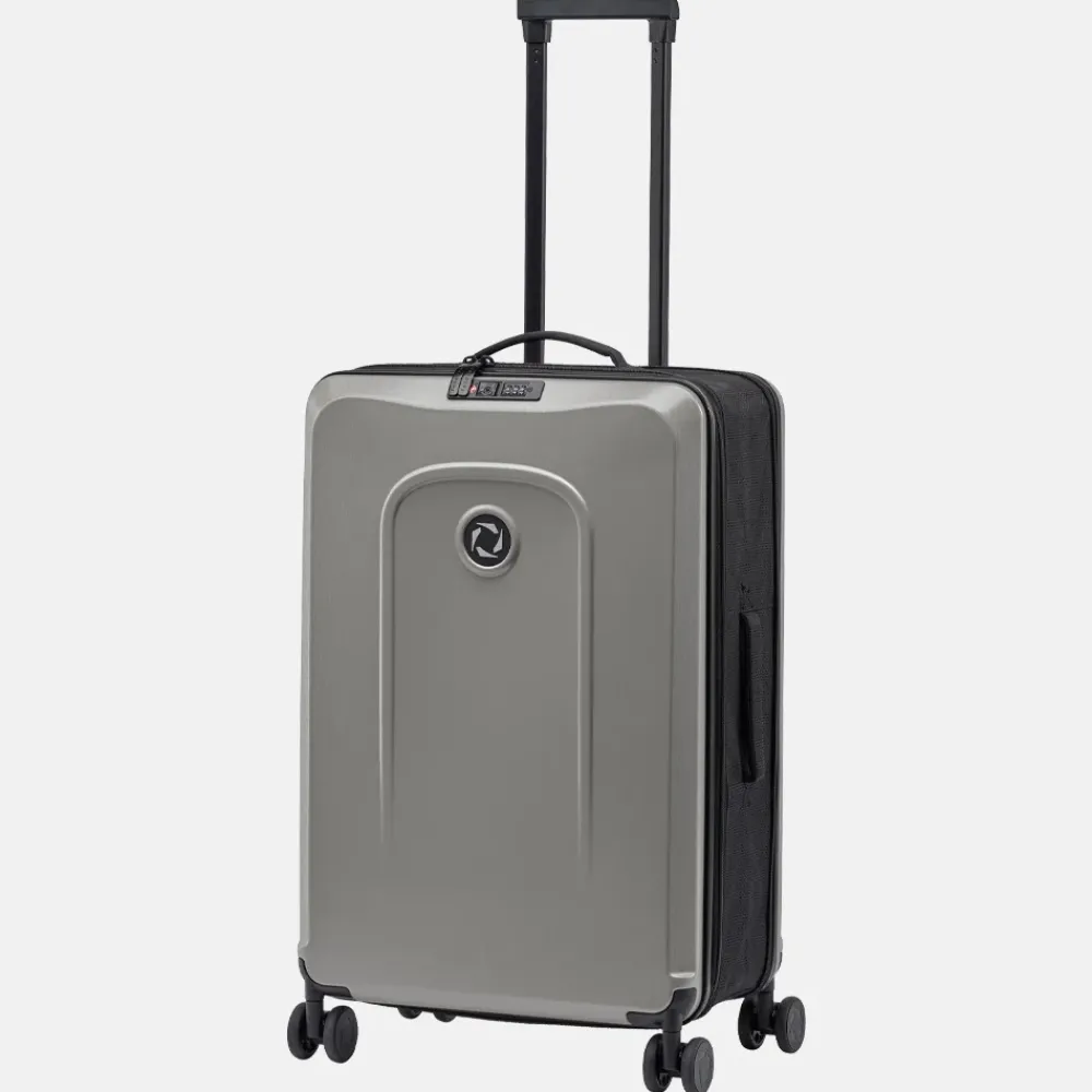 Reiskoffers^Senz Foldaway koffer opvouwbaar 66 cm silk grey