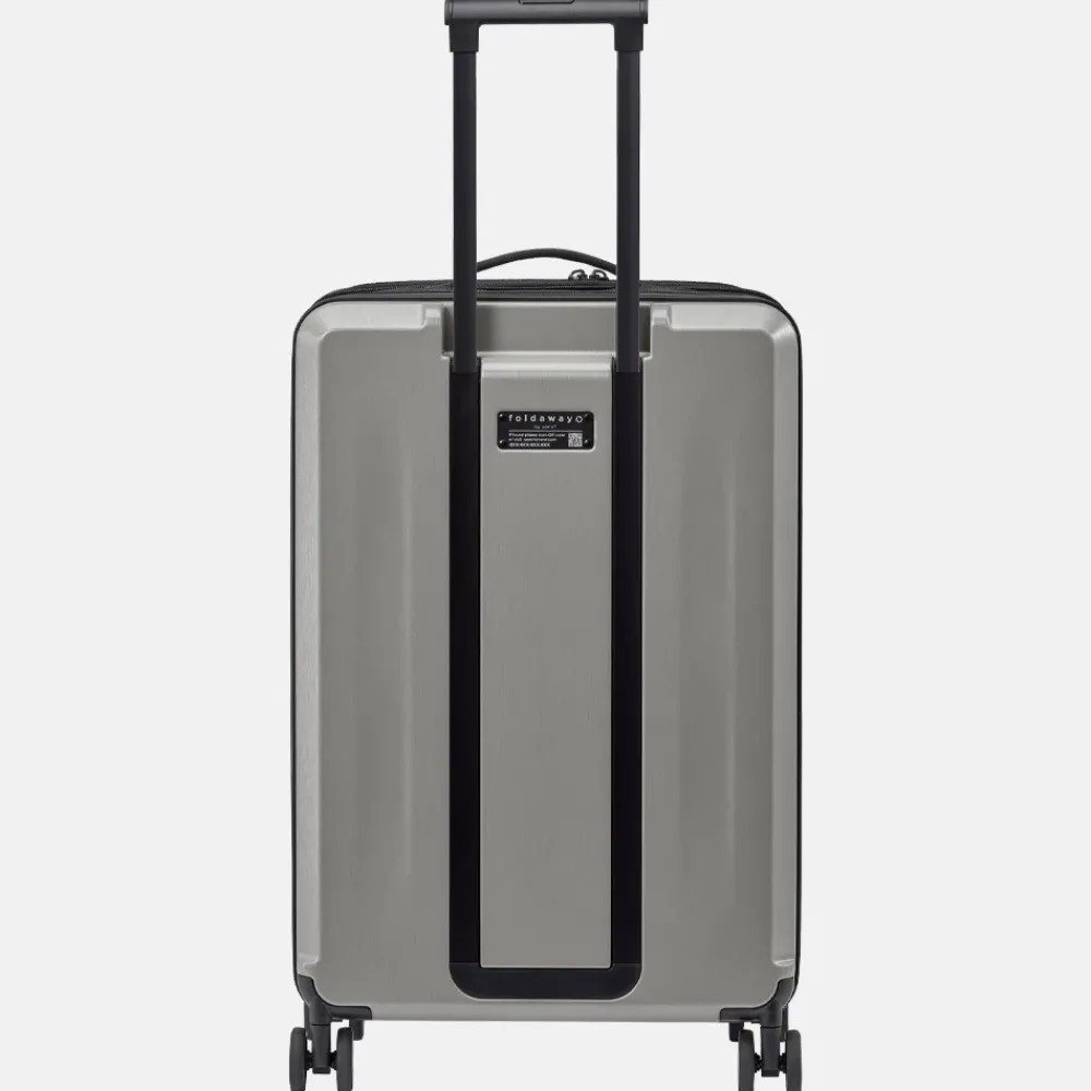 Reiskoffers^Senz Foldaway koffer opvouwbaar 66 cm silk grey