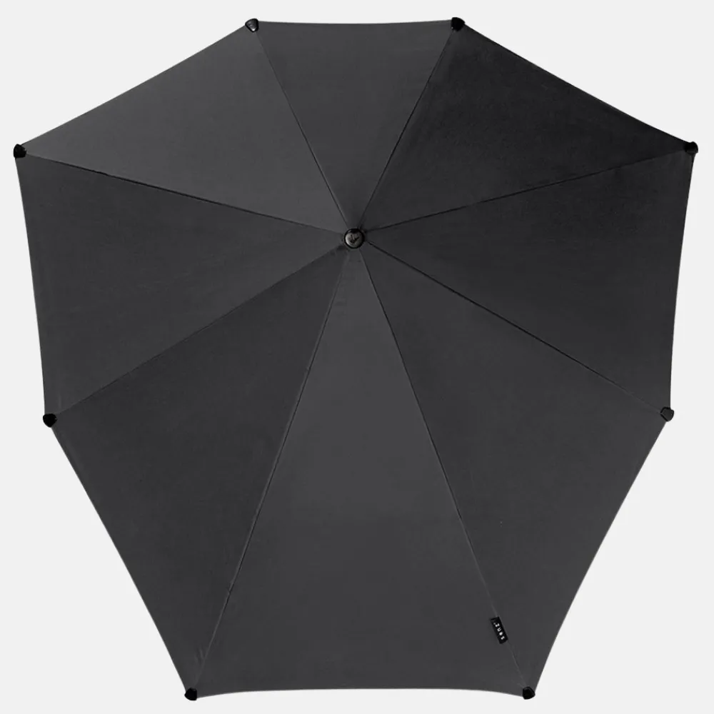 Paraplu'S^Senz Large stokparaplu pure black