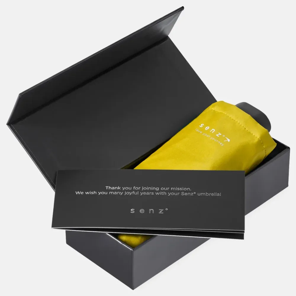 Paraplu'S^Senz micro opvouwbare paraplu super lemon