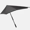 Paraplu'S^Senz XXL stokparaplu pure black reflective