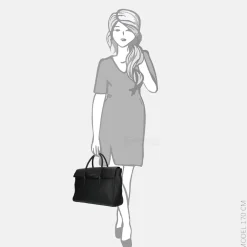 Handtassen^Smaak Amsterdam Barbra handtas XL black
