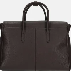 Handtassen^Smaak Amsterdam Barbra handtas XL dark chocolat
