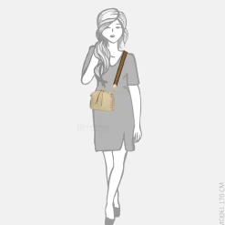 Schoudertassen^Smaak Amsterdam Blake crossbody tas limestone