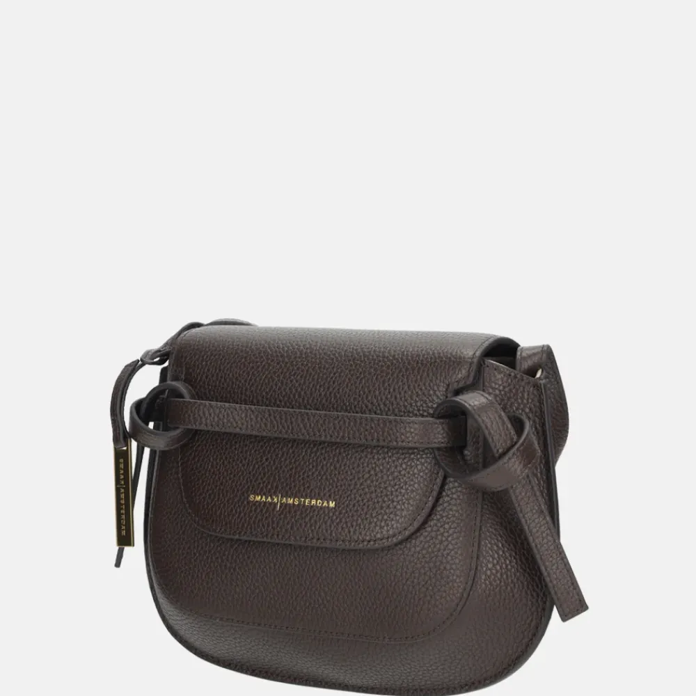 Crossbody Tassen^Smaak Amsterdam Clint crossbody tas dark chocolat