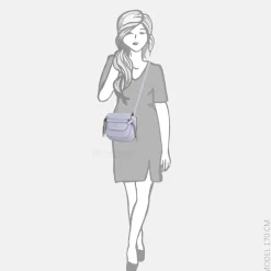 Crossbody Tassen^Smaak Amsterdam Clint crossbody tas lavender blue