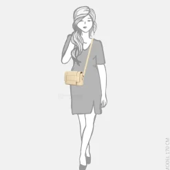 Crossbody Tassen^Smaak Amsterdam Megan crossbody tas limestone