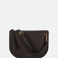 Schoudertassen^Smaak Amsterdam Silke crossbody tas dark chocolat