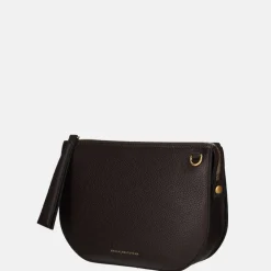 Schoudertassen^Smaak Amsterdam Silke crossbody tas dark chocolat