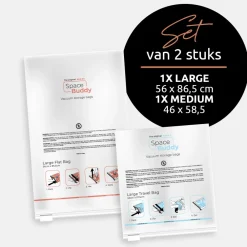Inpakaccessoires^Spacebuddy 2-delig set M & L inpakaccessoire