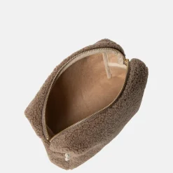 Toilettassen^Studio Noos Chunky Pouch toilettas brown