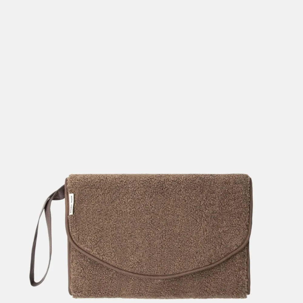 Luiertassen^Studio Noos Chunky verschoningsmat teddy brown