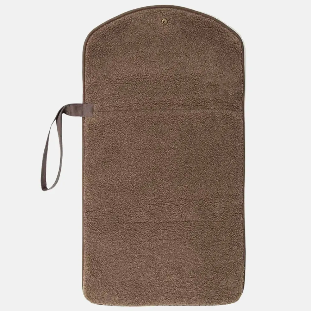 Luiertassen^Studio Noos Chunky verschoningsmat teddy brown