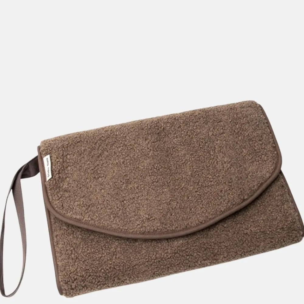 Luiertassen^Studio Noos Chunky verschoningsmat teddy brown