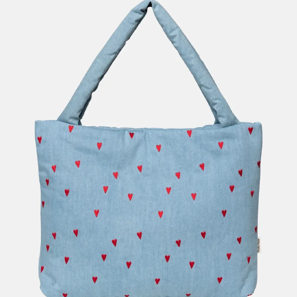 Shoppers^Studio Noos Denim Hearts Mom bag shopper denim