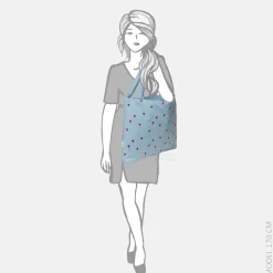 Shoppers^Studio Noos Denim Hearts Mom bag shopper denim