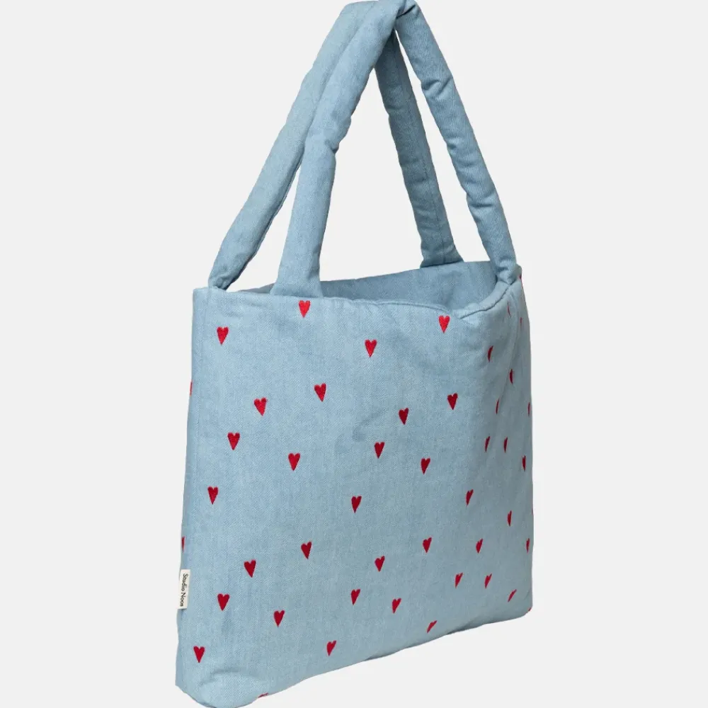 Shoppers^Studio Noos Denim Hearts Mom bag shopper denim