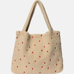 Shoppers^Studio Noos mom bag teddy hearts shopper ecru