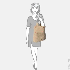 Shoppers^Studio Noos mom bag teddy hearts shopper ecru