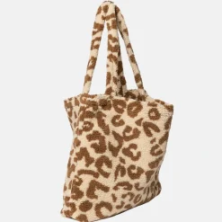 Luiertassen | Shoppers^Studio Noos Mom-Bag shopper teddy leopard ecru