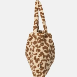 Luiertassen | Shoppers^Studio Noos Mom-Bag shopper teddy leopard ecru