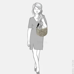 Crossbody Tassen^Studio Noos Soft Cotton fanny pack crossbody tas leopard