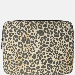 School Accessoires | Laptophoezen^Studio Noos Soft Cotton laptophoes 15 inch leopard