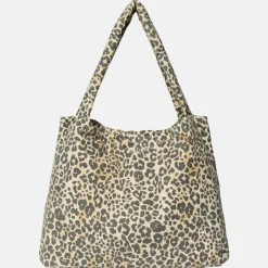 Shoppers^Studio Noos soft cotton Mom bag shopper leopard