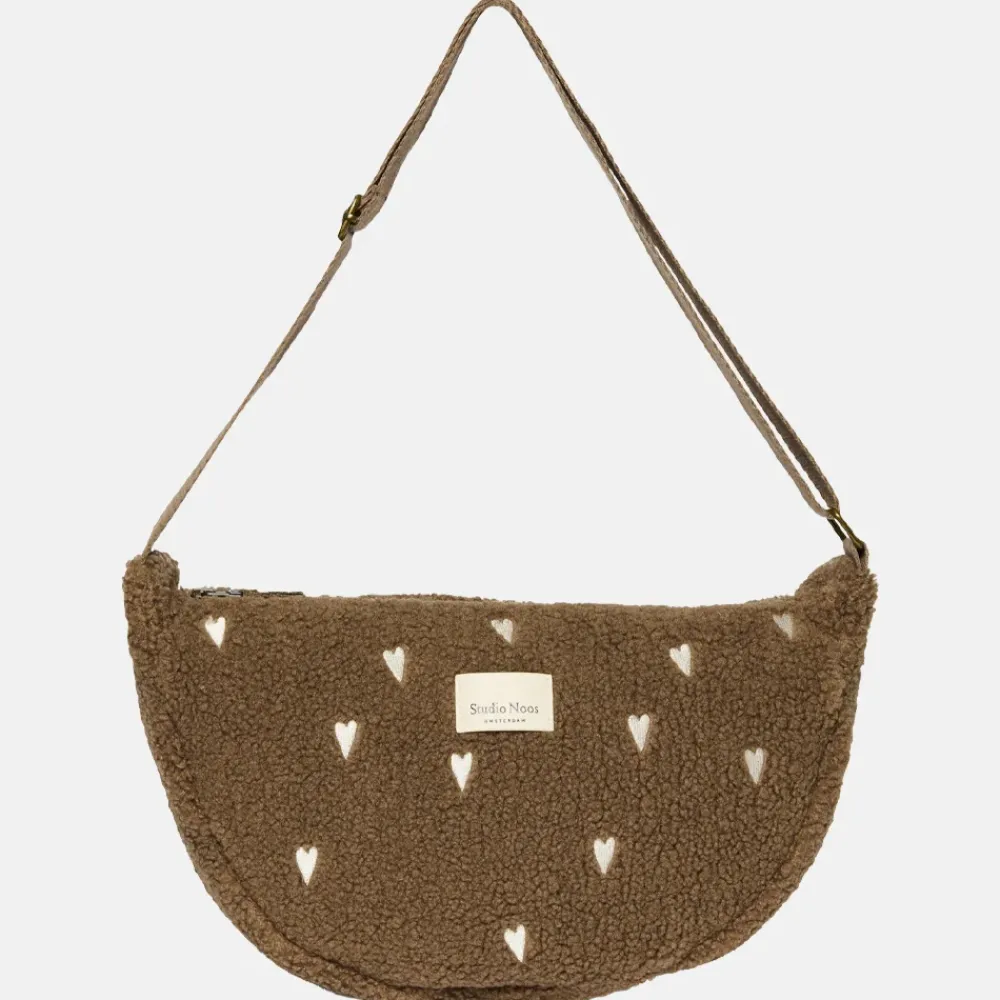 Crossbody Tassen^Studio Noos Teddy adult fanny pack crossbody tas brown