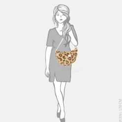 Crossbody Tassen^Studio Noos Teddy adult fanny pack crossbody tas leopard