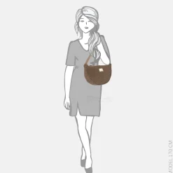Crossbody Tassen^Studio Noos Teddy adult fanny pack crossbody tas brown