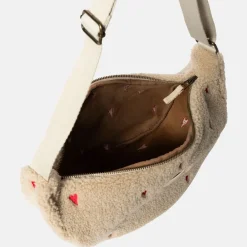 Crossbody Tassen^Studio Noos Teddy adult fanny pack crossbody tas ecru