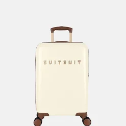 Handbagage Koffers^Suitsuit Fab Seventies koffer 55 cm antique white