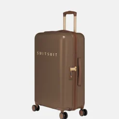 Reiskoffers^Suitsuit Fab Seventies koffer 66 cm cocoa brown