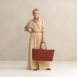 Handbagage Tassen | Weekendtassen^Suitsuit Fab Seventies weekendtas red ochre