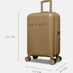 Handbagage Koffers^Suitsuit Fusion handbagage koffer 55 cm iced coffee