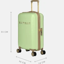 Handbagage Koffers^Suitsuit Fusion handbagage koffer 55 cm butterfly green