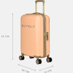 Handbagage Koffers^Suitsuit Fusion handbagage koffer 55 cm pale orange