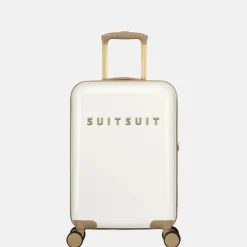 Handbagage Koffers^Suitsuit Fusion koffer 55 cm white swan