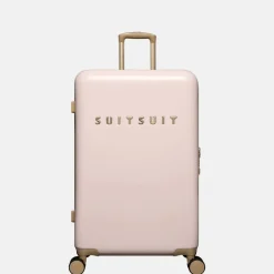 Reiskoffers^Suitsuit Fusion reiskoffer 66 cm rose pearl